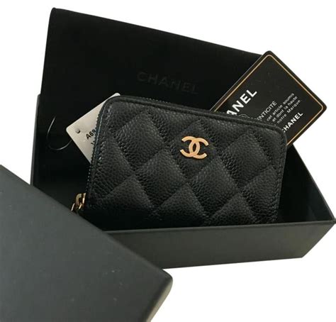 chanel zippy wallet caviar|Classic zipped coin purse .